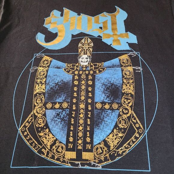 Ghost Papa IOI Emeritus Black Tshirt With Graphics Size XL New With Out Tags - Picture 2 of 5